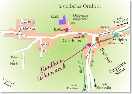 Karte Rumbach