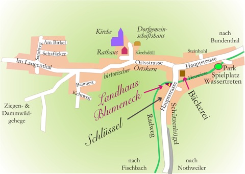 Karte Rumbach